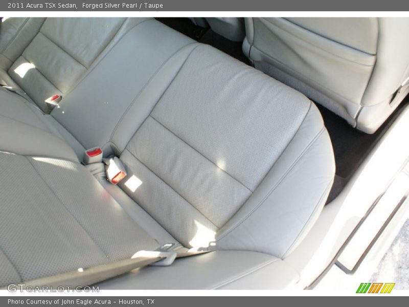Forged Silver Pearl / Taupe 2011 Acura TSX Sedan