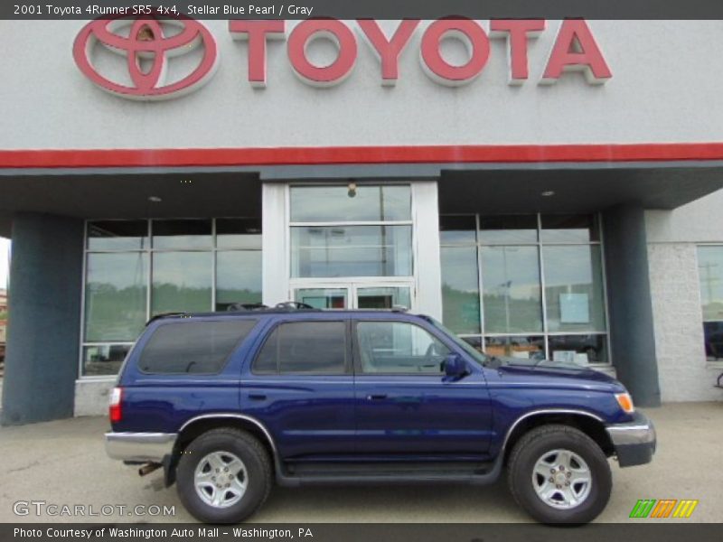 Stellar Blue Pearl / Gray 2001 Toyota 4Runner SR5 4x4