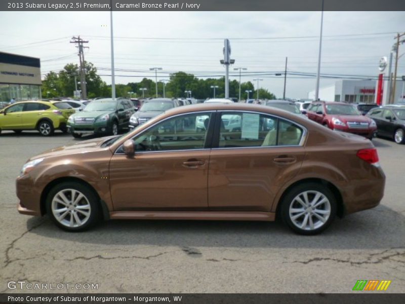 Caramel Bronze Pearl / Ivory 2013 Subaru Legacy 2.5i Premium