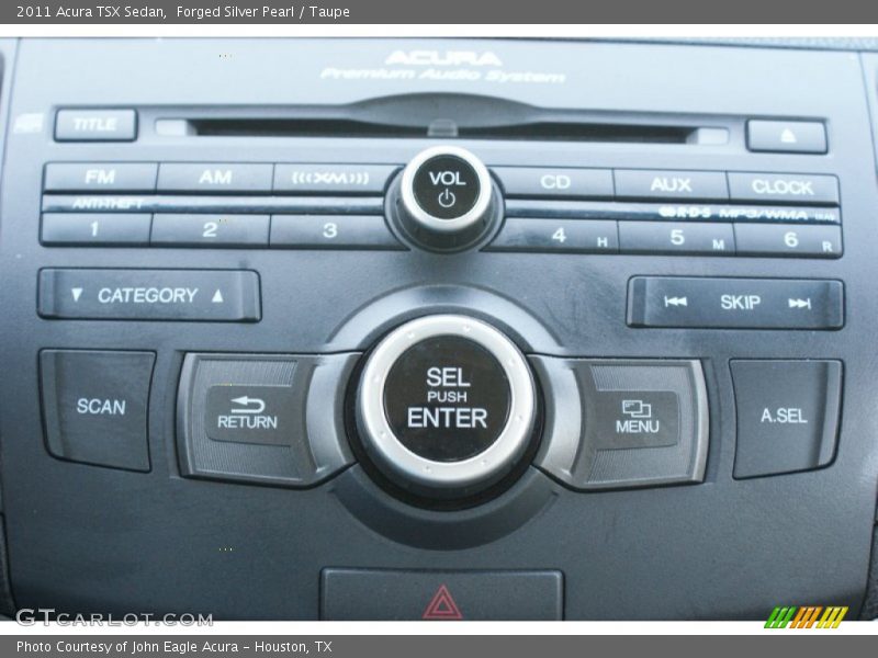 Forged Silver Pearl / Taupe 2011 Acura TSX Sedan