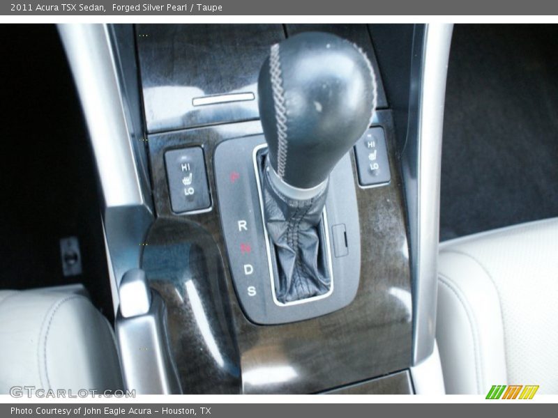 Forged Silver Pearl / Taupe 2011 Acura TSX Sedan