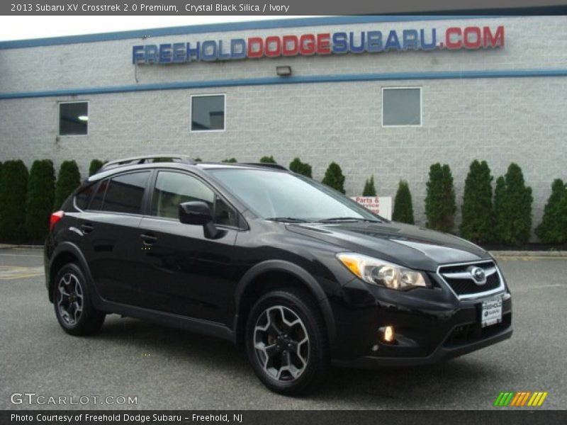 Crystal Black Silica / Ivory 2013 Subaru XV Crosstrek 2.0 Premium