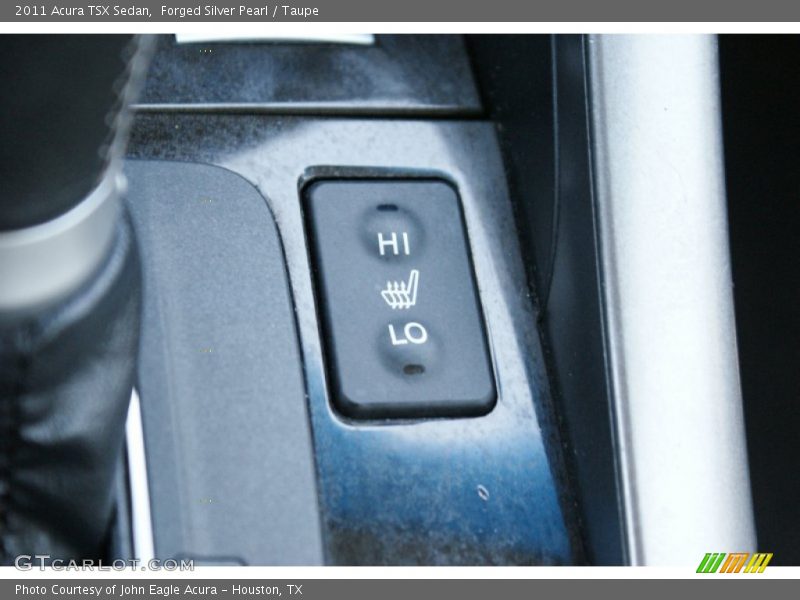 Forged Silver Pearl / Taupe 2011 Acura TSX Sedan