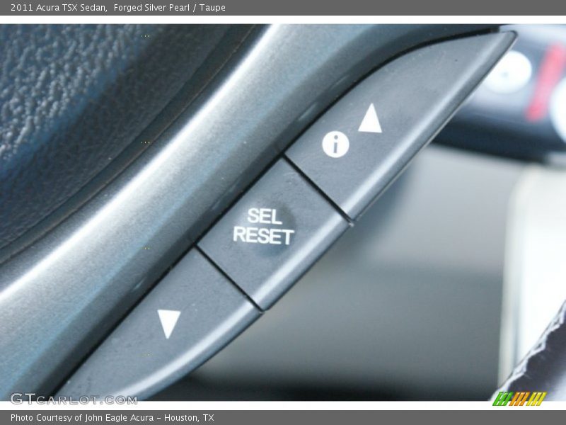 Forged Silver Pearl / Taupe 2011 Acura TSX Sedan