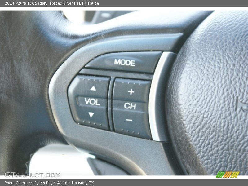 Forged Silver Pearl / Taupe 2011 Acura TSX Sedan