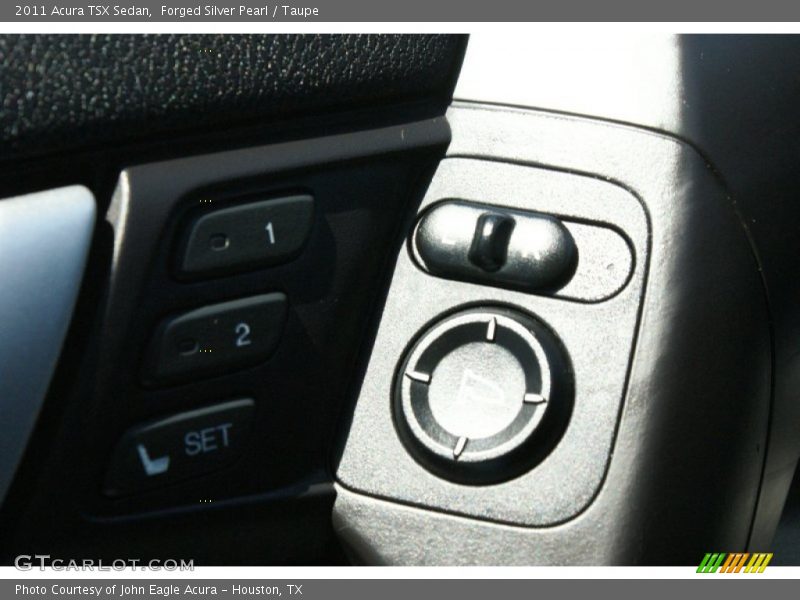 Forged Silver Pearl / Taupe 2011 Acura TSX Sedan