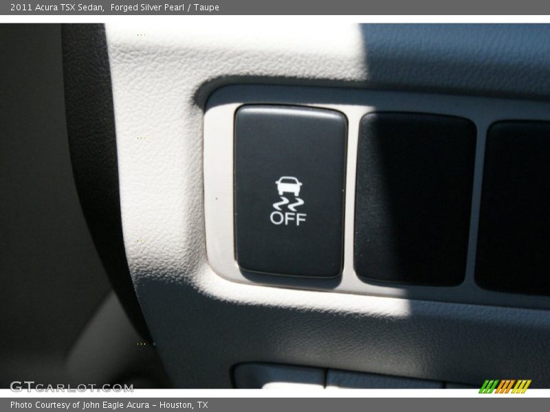 Forged Silver Pearl / Taupe 2011 Acura TSX Sedan