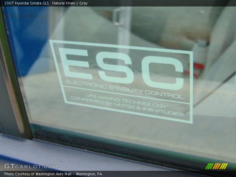 Natural Khaki / Gray 2007 Hyundai Sonata GLS