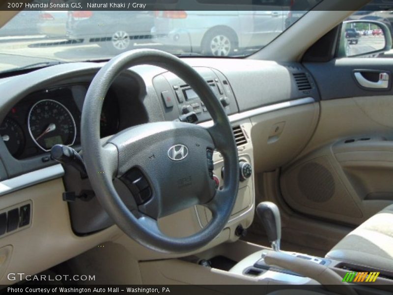 Natural Khaki / Gray 2007 Hyundai Sonata GLS