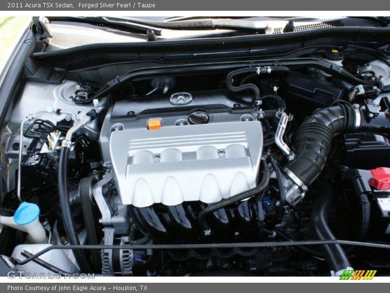 Forged Silver Pearl / Taupe 2011 Acura TSX Sedan