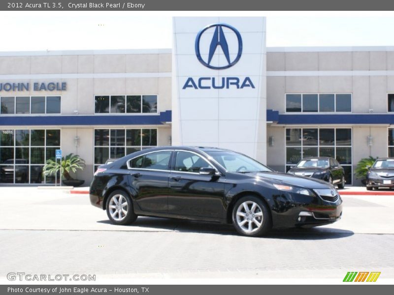 Crystal Black Pearl / Ebony 2012 Acura TL 3.5