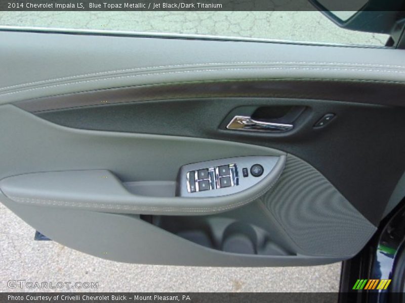 Blue Topaz Metallic / Jet Black/Dark Titanium 2014 Chevrolet Impala LS
