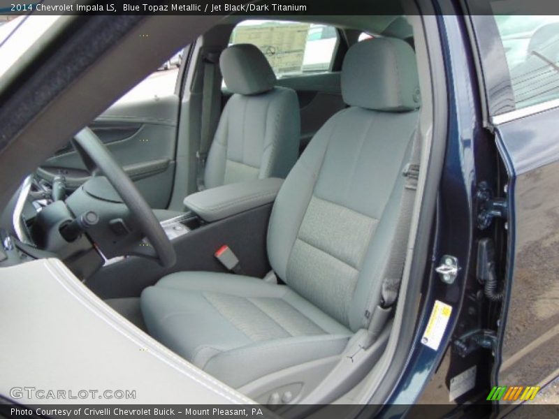 Blue Topaz Metallic / Jet Black/Dark Titanium 2014 Chevrolet Impala LS