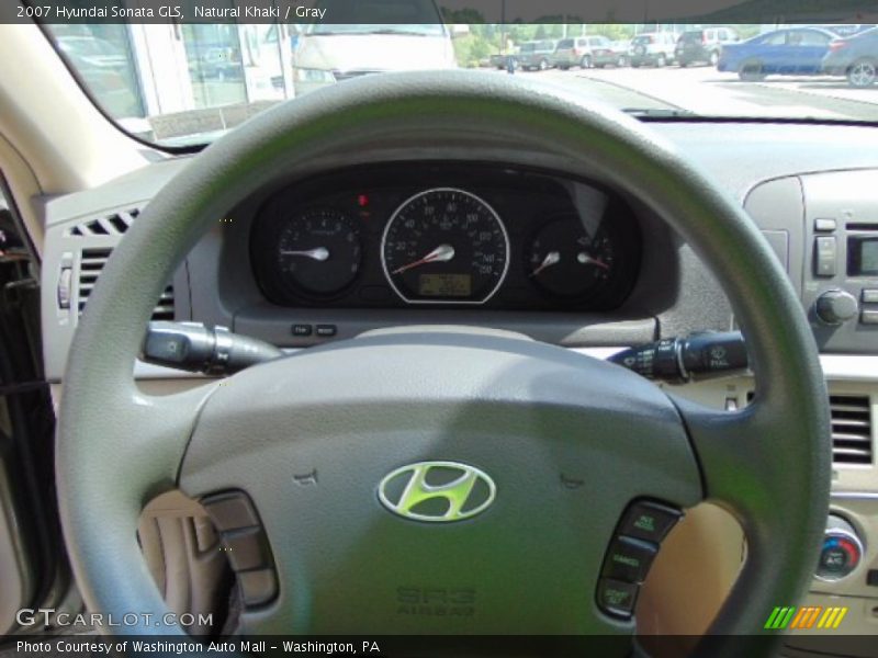 Natural Khaki / Gray 2007 Hyundai Sonata GLS