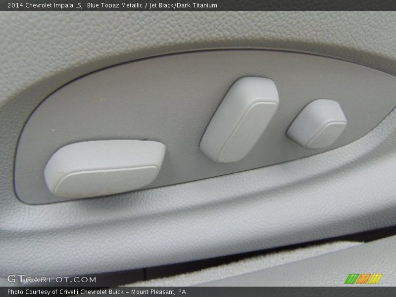 Blue Topaz Metallic / Jet Black/Dark Titanium 2014 Chevrolet Impala LS