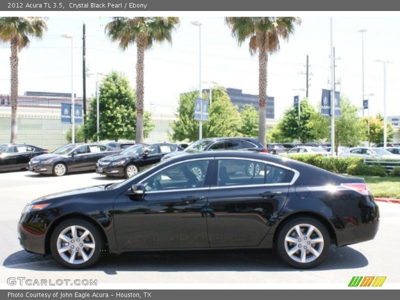 Crystal Black Pearl / Ebony 2012 Acura TL 3.5