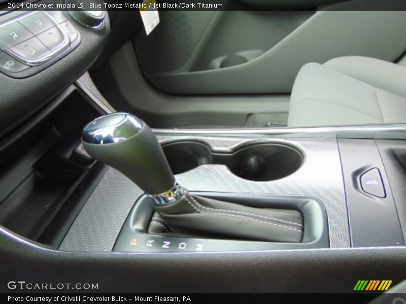 Blue Topaz Metallic / Jet Black/Dark Titanium 2014 Chevrolet Impala LS