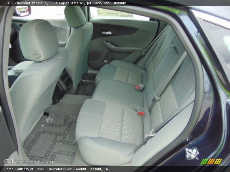 Blue Topaz Metallic / Jet Black/Dark Titanium 2014 Chevrolet Impala LS