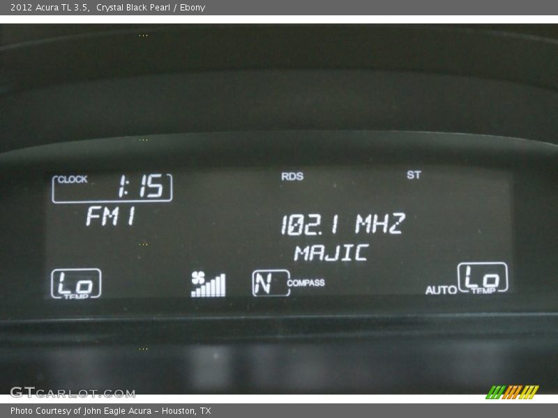Crystal Black Pearl / Ebony 2012 Acura TL 3.5