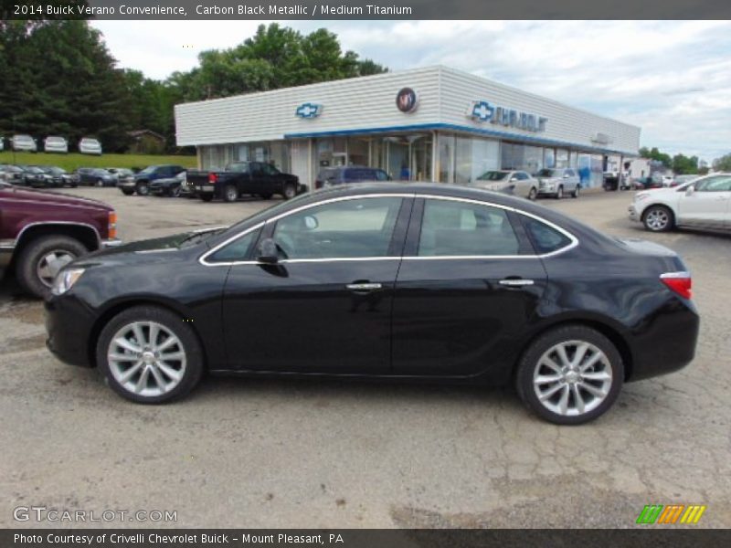 Carbon Black Metallic / Medium Titanium 2014 Buick Verano Convenience