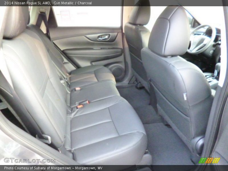 Gun Metallic / Charcoal 2014 Nissan Rogue SL AWD