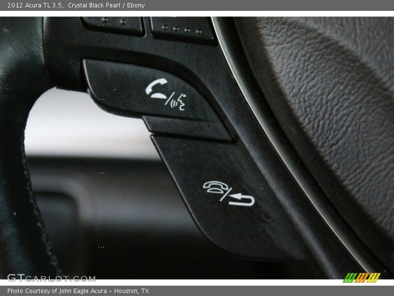 Crystal Black Pearl / Ebony 2012 Acura TL 3.5