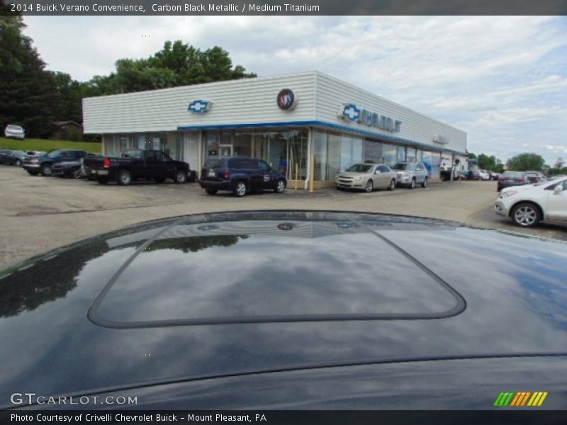 Carbon Black Metallic / Medium Titanium 2014 Buick Verano Convenience