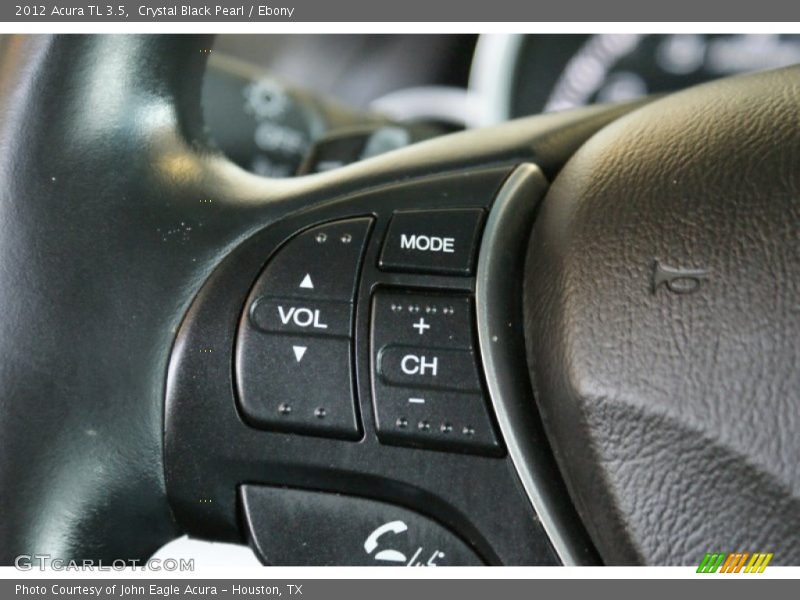 Crystal Black Pearl / Ebony 2012 Acura TL 3.5