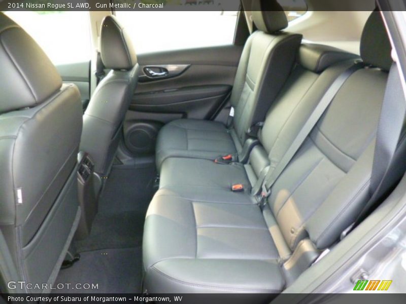 Gun Metallic / Charcoal 2014 Nissan Rogue SL AWD