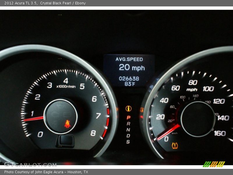 Crystal Black Pearl / Ebony 2012 Acura TL 3.5