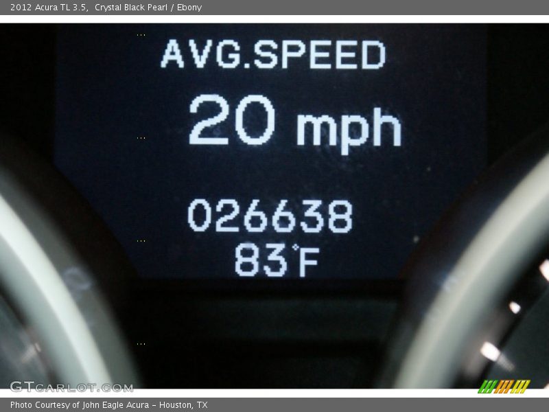 Crystal Black Pearl / Ebony 2012 Acura TL 3.5