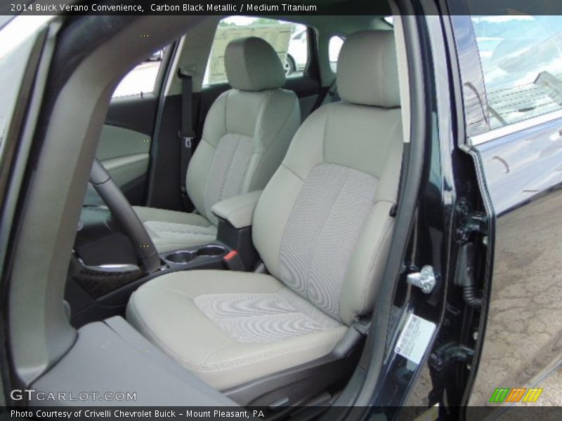 Carbon Black Metallic / Medium Titanium 2014 Buick Verano Convenience