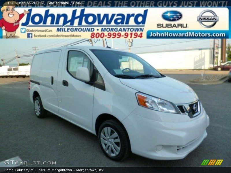 Glacier White / Gray 2014 Nissan NV200 SV