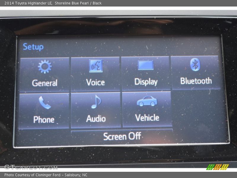 Controls of 2014 Highlander LE