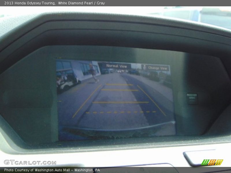 White Diamond Pearl / Gray 2013 Honda Odyssey Touring
