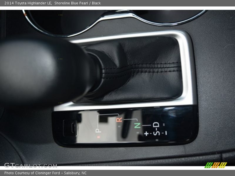  2014 Highlander LE 6 Speed ECT-i Automatic Shifter