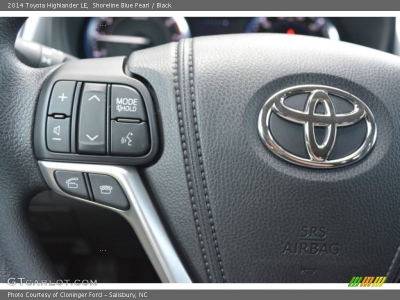 Controls of 2014 Highlander LE