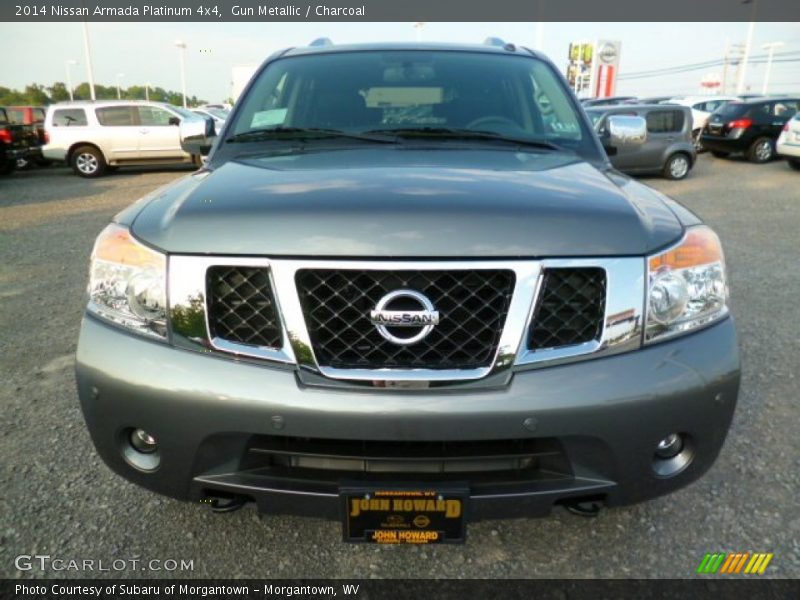 Gun Metallic / Charcoal 2014 Nissan Armada Platinum 4x4