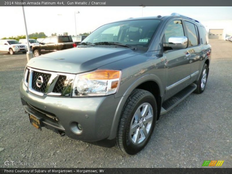 Gun Metallic / Charcoal 2014 Nissan Armada Platinum 4x4