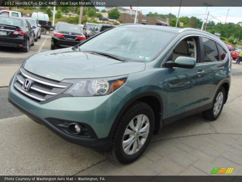 Opal Sage Metallic / Beige 2012 Honda CR-V EX-L 4WD
