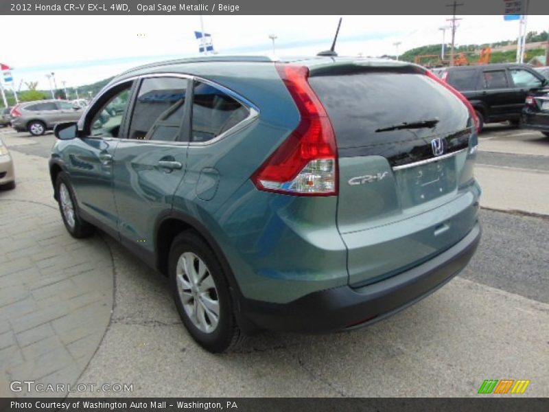 Opal Sage Metallic / Beige 2012 Honda CR-V EX-L 4WD