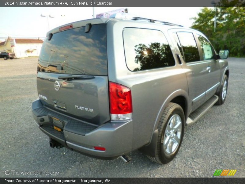Gun Metallic / Charcoal 2014 Nissan Armada Platinum 4x4