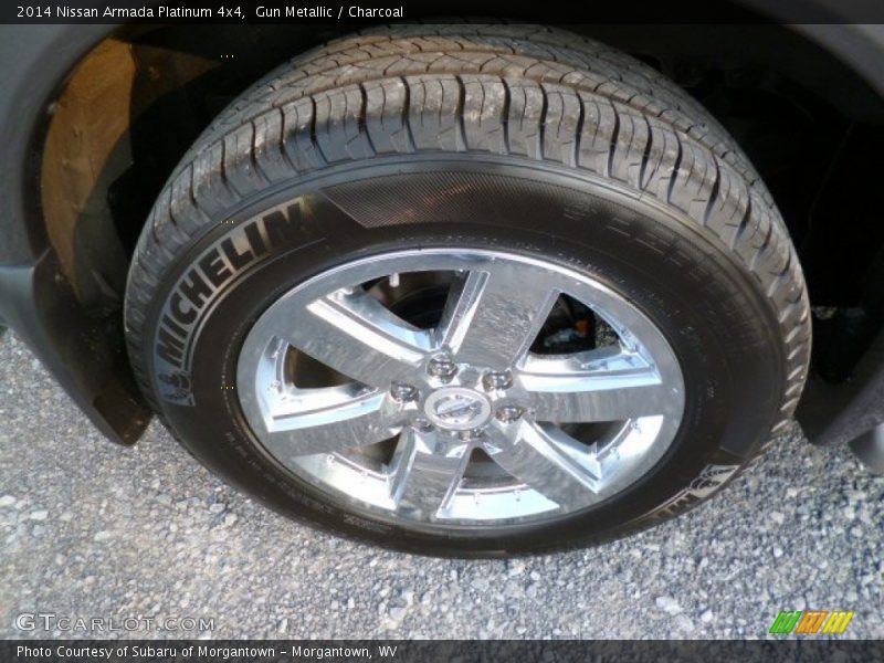 Gun Metallic / Charcoal 2014 Nissan Armada Platinum 4x4