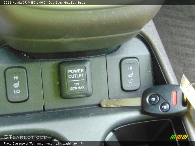 Opal Sage Metallic / Beige 2012 Honda CR-V EX-L 4WD