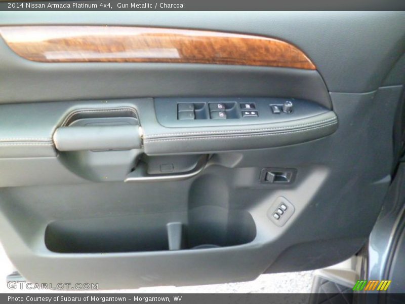 Gun Metallic / Charcoal 2014 Nissan Armada Platinum 4x4