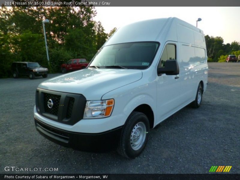 Glacier White / Gray 2014 Nissan NV 3500 HD S High Roof