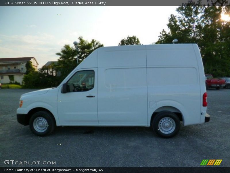 Glacier White / Gray 2014 Nissan NV 3500 HD S High Roof