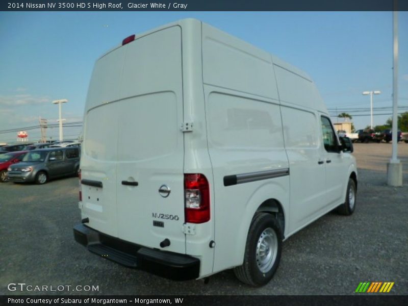 Glacier White / Gray 2014 Nissan NV 3500 HD S High Roof