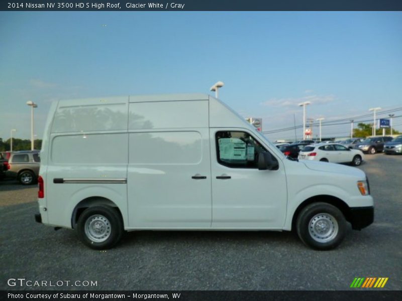Glacier White / Gray 2014 Nissan NV 3500 HD S High Roof