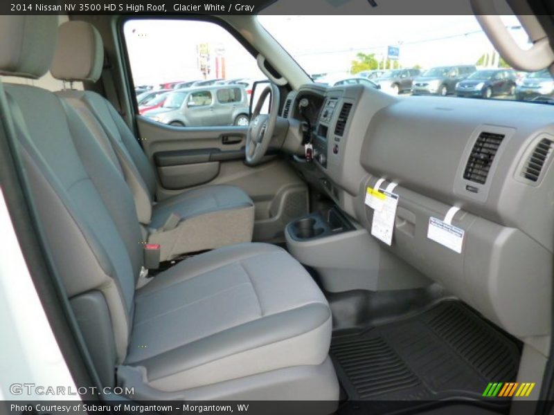 Glacier White / Gray 2014 Nissan NV 3500 HD S High Roof